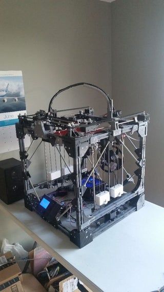 How to Create a Large 3D Printer Using a Smaller 3D Printer - "Project Locus": 16 Steps (with Pictures) Large 3d Printer, 3d Printing Machine, 3d Printing Business, Drukarka 3d, 3d Printer Designs, 3d Printing Diy, 3d Printer Diy, 3d Printer Projects, 3d Cnc