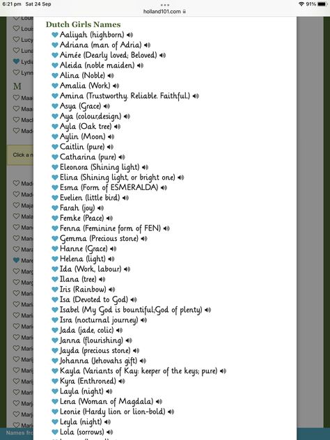 Dutch Girl Names, Dutch Names, Female Character Names, Names For Characters, Script Writer, Aesthetic Names, Name Inspiration, Old Dutch, Unique Baby Names