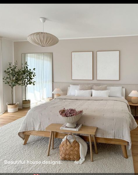 Minimalist Bedroom Decor, Interior Design Per La Casa, Neutral Bedroom, Bedroom Refresh, Guest Bedrooms, Bedroom Carpet, Minimalist Bedroom, My New Room, Cozy Bedroom