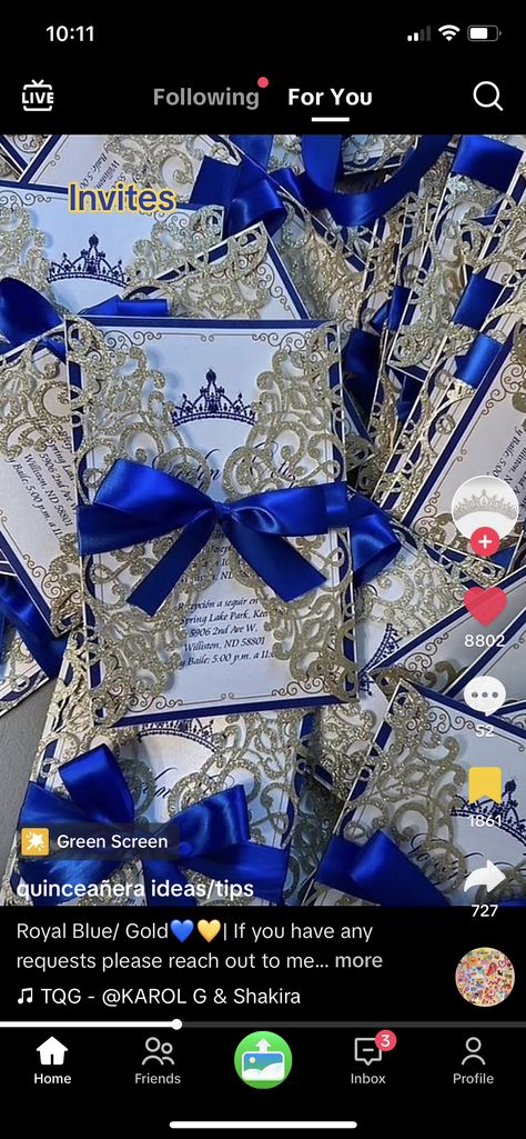 Royal Blue Quinceanera Ideas, Blue Quinceanera Ideas, Royal Blue Quinceanera, Blue Quince, Quinceanera Planning, Quince, Quinceanera, Sweet 16, Royal Blue