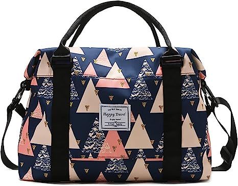 NRW Travel Duffle Bag Weekender Overnight Bag Gym Tote Bag with Dry and Wet Separated Pocket for Women Girls Shoulder Bag Workout Duffel Bag Water Resistant (colorful triangle) Gym Tote Bag, Bag Workout, Gym Tote, Travel Duffle Bag, Yoga Bag, Travel Duffle, Duffle Bag Travel, Hospital Bag, Travel Duffel