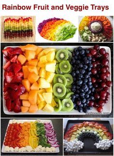 Fruit Kabobs Kids, Fruit Platter Ideas Party, Kids Party Snacks, Fruit And Veggie, Vegetable Platter, Fruit Skewers, Fruit Kabobs, Rainbow Fruit, Fruit Party