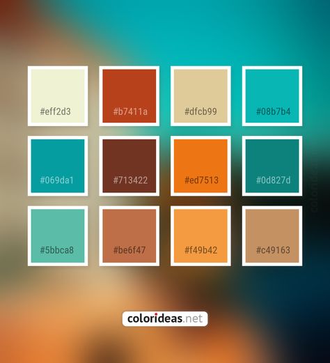 Beige Explore Dark Cyan 713422 Color Palette #colors #inspiration #graphics #design #inspiration #beautiful #colorpalette #palettes #idea #color #colorful #colorscheme #colorinspiration #colorcombinations #colorcombos #colorideasnet Cottage Castle, Copper Colour Palette, Copper Colour Scheme, Turquoise Color Scheme, Brand Colors Inspiration, Teal Palette, Fireplace Room, Color Palette Living Room, Turquoise Color Palette