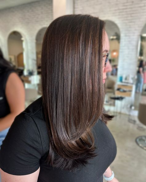 Gloss refresh 🩶 #njhairstylist #njhair #gloss #glaze #blowout #njhairsalon #hairinspo Hair Inspo, Glaze, Hair, On Instagram, Quick Saves, Instagram