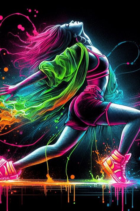 Dance Backgrounds Wallpapers, Zumba Wallpaper, Dance Artwork, Dance Wallpaper, What Not To Wear, Hip Hop Dancer, Funny Dresses, Nightclub Design, Dancing Drawings