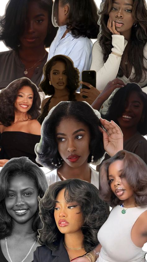 Black, weave, hair, sew in, blowout, wigs, layered bob,black girl, bob, volume Bob Black, Sew In Weave, Weave Hair, Black Weave, Layered Bob, Sew In, Dream Hair, Old Money, Hair Inspo