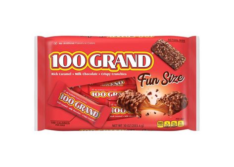 You Voted: The Best Halloween Candies, According to the Allrecipes Community 100 Grand Candy Bar, Chocolate With Caramel, Chocolate Candy Bars, Chewy Caramel, Individually Wrapped Candy, American Chocolate, Movie Night Snacks, Halloween Chocolate, Chocolate Candy Bar