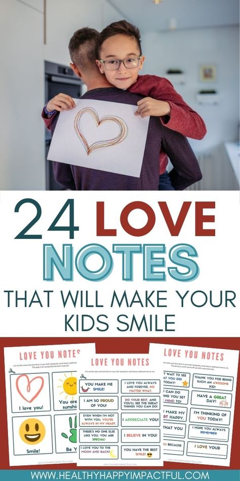 24 Sweet and easy love notes for kids! Get these free positive notes for your child and show a little love, encouragement, and support today! Use these notes for school, kids lunches, on their bed pillow, or anywhere! #showlovetoothers #howtomakekidssmile #kidslove Love Notes For Kids From Parents, Love Notes For Kids, Family Learning Activities, Notes For School, I Love You Notes, Love Encouragement, I Love You Son, Son Quotes From Mom, Kids Smile