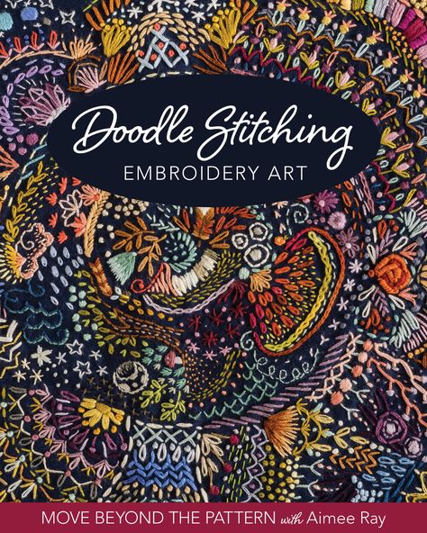 Doodle Stitching, Candy Girls, Ray Ray, Stitching Embroidery, Contemporary Embroidery, Framed Embroidery, Embroidery Book, Embroidered Art, Embroidery Motifs