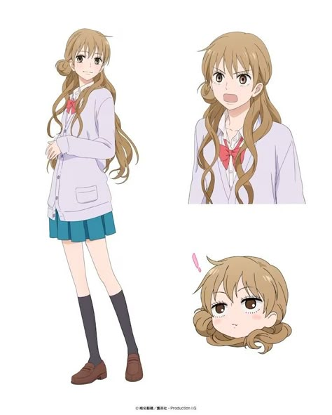 Sawako Full Body Png, Sawako And Kurumi, Kurumi Kimi Ni Todoke, Kurumi Ume, Shojo Girl, Blonde Hair Characters, Shoujo Girl, Anime Inspired Outfits, Art Tools Drawing