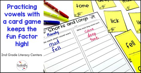 Building Sentences 2nd Grade, Second Grade Sentence Writing, 2nd Grade Literacy, Second Grade Benchmark Advance, Shared Writing Second Grade, Writing Complete Sentences 1st Grade, Literacy Center Ideas, Long Vowel Words, Word Work Stations