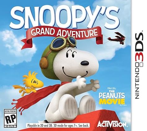 Amazon.com: Snoopy's Grand Adventure - Nintendo 3DS : Activision Inc: Video Games Nintendo 3ds Games, Peanuts Movie, Nintendo Ds Games, Rocky River, Ds Games, Ps4 Games, Retro Video Games, Nintendo 3ds, Nintendo Ds