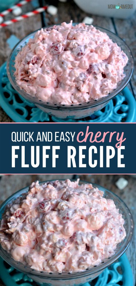 Pink Cherry Fluff Salad, Heavenly Pink Salad, Pink Fluff Salad Crushed Pineapple, Cherry Dump Salad, Pink Stuff Salad Recipe, Pink Salad Recipe Cherry Fluff, Cherry Pie Filling Fruit Salad, Pink Stuff Recipe, Easy Dessert Salads