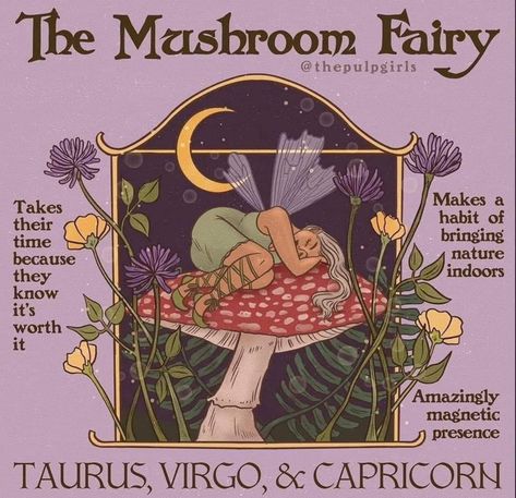 Season Fairies, Virgo Earth Sign, Gargoyles Characters, Phoebe Wahl, Hope All Is Well, Witch Things, Fairy Village, Mushroom Fairy, Chinese Astrology