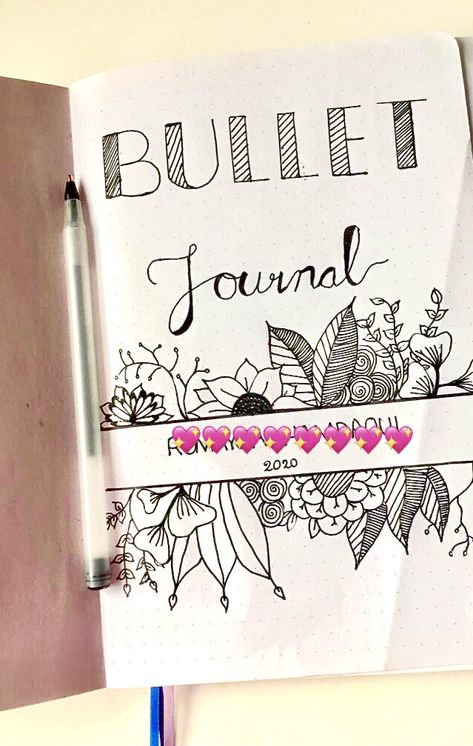 Bullet Journal Front Page, Bujo Key, Planer Ideas, Bullet Journal First Page, Written Letters, Books Ideas, Bullet Journal 2019, Creating A Bullet Journal, Personal Organization