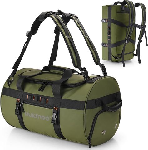 Hulongo Gym Bag Mens Sports Bag Durable 40L Travel Duffle Bag Backpack with Shoe Compartment Waterproof Holdall for Men Women : Amazon.co.uk: Sports & Outdoors Backpack With Shoe Compartment, Duffle Bag Sports, Hand Luggage Bag, Mens Gym Bag, Sports Backpack, Holdall Bag, Travel Duffle Bag, Mens Travel, Mens Travel Bag