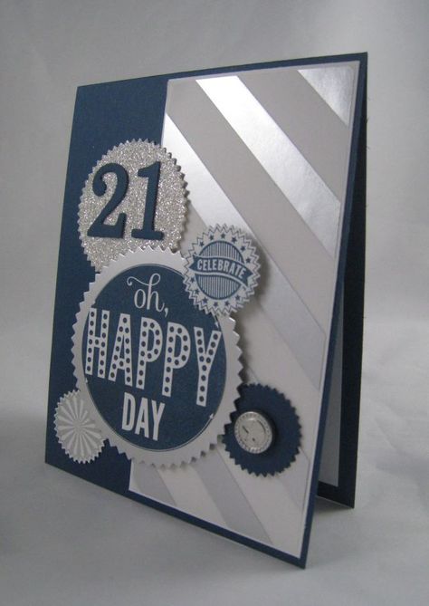 21 Cards, 16th Birthday Card, Gifts Homemade, Special Birthday Cards, Passage Of Time, 18th Birthday Cards, 21st Birthday Cards, Homemade Birthday Cards, Masculine Birthday Cards