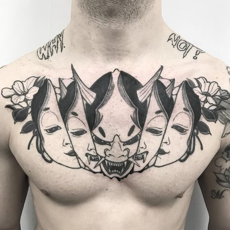 OSCAR HOVE Tato Joker, Japanese Tattoo Symbols, Pieces Tattoo, 4 Tattoo, Chest Piece Tattoos, Japanese Tattoo Designs, Japanese Tattoo Art, Chest Piece, Tattoo Life