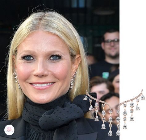 Gwyneth Paltrow Ear Piercings, Expensive Jewellery, Red Carpet Jewelry, Mother Daughter Bonding, Alison Lou, Jewelry Looks, Platinum Earrings, Irene Neuwirth, Engagement Ring Diamond Cut