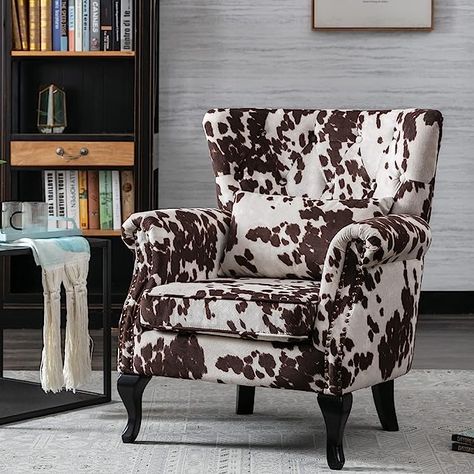 Living Room Ideas Country, Western Living Room Decor, Country Living Room Design, Rustic Living Room Ideas, Western Living Room, Wingback Accent Chair, Club Living Room, Mid Century Accent Chair, Armchair Bedroom