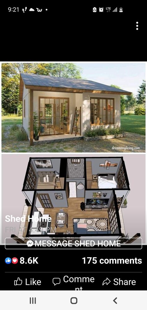 Backyard Inlaw Suite, Tiny Mother In Law Cottage, Small In Law Suite House Plans, Mother In Law Apartment Ideas, Shed Mother In Law Suite, Mother In Law Suite Addition Ideas, Mil Suite Home Plans, Mother Inlaw Suite, Detached In Law Suite House Plans