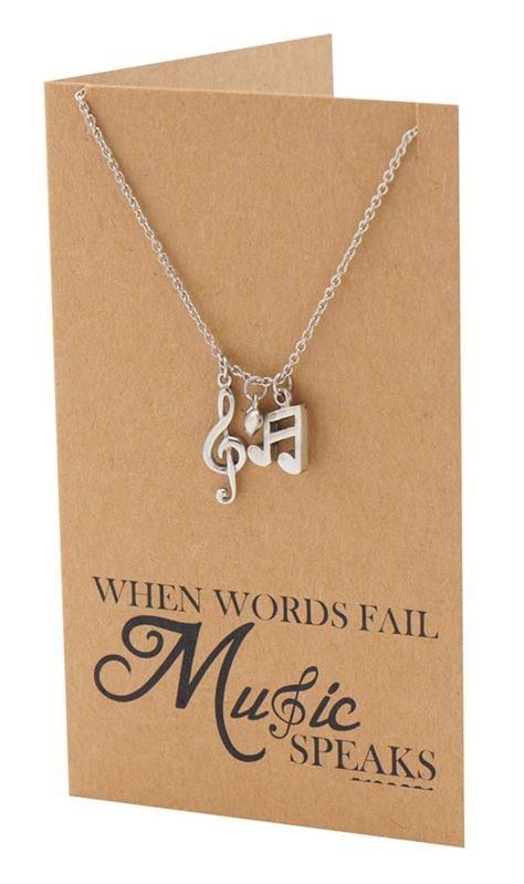 Music Note Jewelry, Treble Clef Necklace, Music Note Necklace, Musical Gift, Blue Sapphire Necklace, Jewelry Styles, Music Jewelry, Hot Jewelry, Ringe Gold