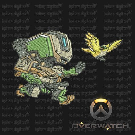 Overwatch Embroidery Designs - Bastion individual character for 4x4in hoop - resizable with freely downloadable software. - only on Indian Digitizer! The trendiest machine embroidery designs right here on Indian Digitizer! https://indiandigitizer.com/product/overwatch-embroidery-designs-bastion-individual-character-for-4x4in-hoop-resizable-with-freely-downloadable-software/   #embroidery #art #artwork #stockdesigns #machineembroidery Overwatch Embroidery, Embroidery Digitizing, Custom Embroidery, Digital Embroidery, Embroidery Pattern, Overwatch, Embroidery Art, Art Artwork, Embroidery Stitches