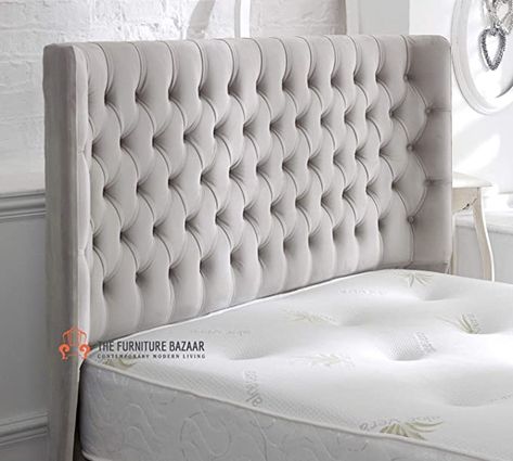 Chesterfield Headboard, Luxury Headboard, Quilted Headboard, Bed Wrap, Bed Base Frame, Velvet Room, Winged Headboard, Satin Bedding, Hotel Furniture