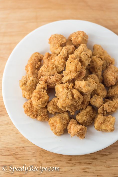 Popcorn Chicken Chicken Breast Pieces, Cubed Chicken, Popcorn Chicken Recipe, Chicken Poppers, Chick Flick, Sweet And Sour Sauces, Popcorn Chicken, Yummy Comfort Food, Dehydrated Food