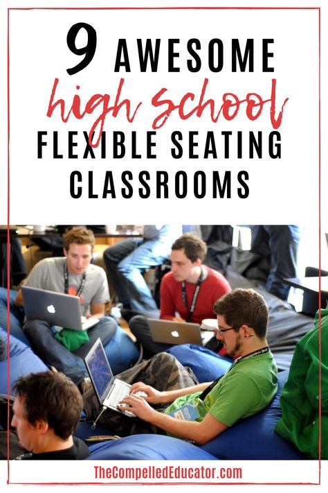 Flexible Seating For High School, Flex Seating High School, Alternate Seating Classroom, Flexible Seating Classroom Middle School, Flexible Seating Classroom High School, Classroom Seating Arrangements Desks, Calming Room Ideas, Flexible Classroom Seating, Classroom Layout Ideas