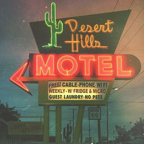 Western Collage, Motel Signs, College Walls, Western Photo, Cowboy Aesthetic, Western Wall Art, Vintage Neon Signs, Vintage Neon, Western Wall