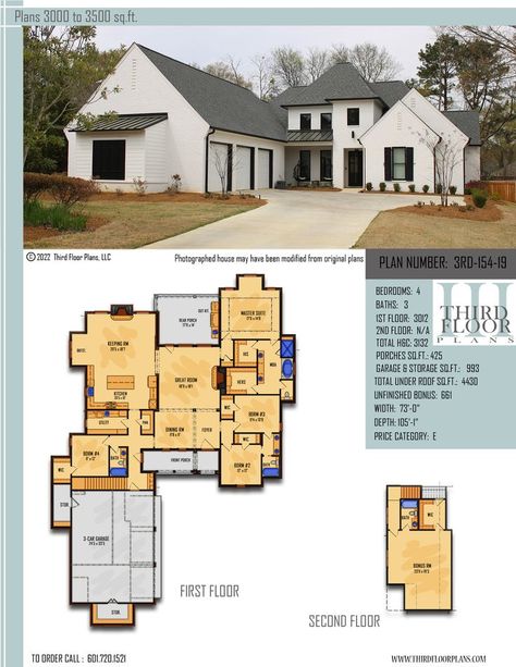 $1000.00 House Plans 9 sets Walk In Closets, Keeping Room, 3 Car Garage, Colorado Homes, Tub Shower, Home Plan, Great Room, Bath House, Walk In Pantry