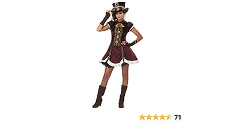 Amazon.com: Tween Steampunk Girl Costume Medium : Clothing, Shoes & Jewelry Steam Punk Outfits, Victorian Steampunk Fashion, Huntress Costume, Steampunk Halloween Costumes, Kid Costume, Halloween Steampunk, Steampunk Costumes, Steampunk Halloween, Pirate Halloween Costumes