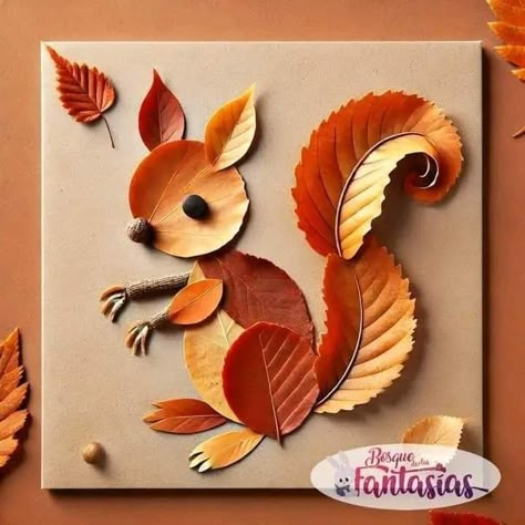 Autumn Activity, Blue Bird Art, Leaf Projects, Fall Arts And Crafts, Hand Crafts For Kids, Diy Kids Toys, Crafts For Seniors, Leaf Crafts, Diy Crafts Paper Flowers