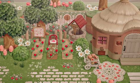 Acnh Cottagecore, Space Animals, Strawberry Farm, Animal Crossing Guide, Animal Crossing Wild World, Strawberry Patch, Animal Crossing Villagers, Garden Animals, Landscape Designs