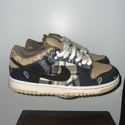 Brand New Never Worn Bought The Wrong Size Trying To Get Rid Of Travis Scott Nike Sb Dunk, Nike Shoes Travis Scott, Travis Scott Sb Dunks, Black Travis Scott Shoes, Air Jordan 1 Low Travis Scott Reverse Mocha, Travis Scott Shoes, Travis Scott, Nike Dunk, Nike Dunks