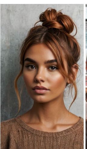 Copper Hair Makeup Looks, Two Toned Copper Hair, Copper Hair Tones, Winter Copper Hair, Copper Hair Light, Cool Toned Copper Hair, Makeup For Copper Hair, Caramel Copper Hair, Soft Copper Hair