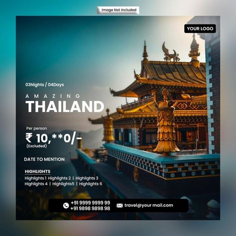 Poster designs | Premium Psd #Freepik #psd #bangkok #thailand #thai #destination Thailand Poster Design, Resort Poster Design, Travel Ads Design, Creative Ads Design Ideas, Thailand Poster, Resort Poster, Travel Advertising Design, Project Poster, Banner Layout