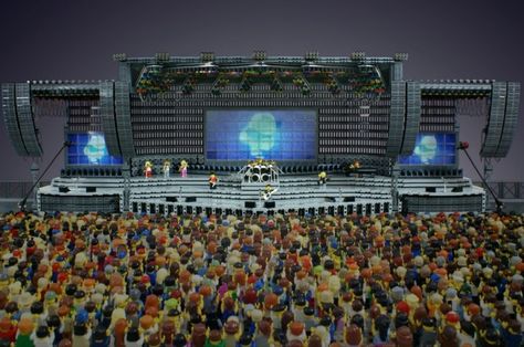 lego-concert-1-620x412 | by socialmates Step On A Lego, Lego News, Concert Stage, Cool Lego Creations, Lego Parts, Rock Concert, Lego Moc, Cool Lego, Lego Brick