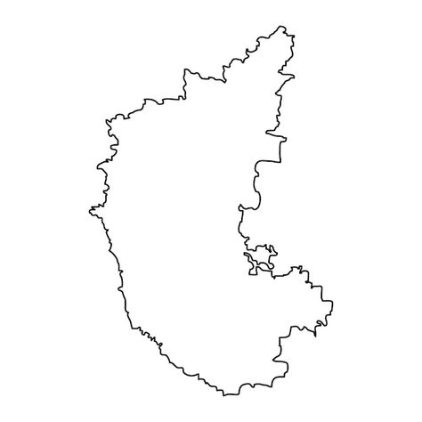 Karnataka state map administrative divis... | Premium Vector #Freepik #vector #state #territory #line-illustration #map-lines Karnataka Map Outline, Karnataka Drawing, Karnataka Map Drawing, Kannada Rajyotsava Drawing, Karnataka Map Art, Karnataka Flag, Karnataka Map, Vivekananda Wallpapers, Illustration Map