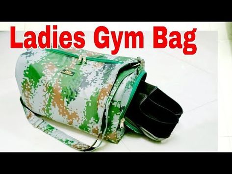 DIY: Ladies Gym Bag, Travel Bag Tutorial By Anamika Mishra... - YouTube Ladies Gym, Purse Sewing, Womens Gym Bag, Sewing Purses, Bag Tutorial, Like Button, Bags Tutorial, Fashion Sewing Pattern, Bag Travel