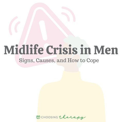 Signs Of Midlife Crisis In Men, Mid Life Crisis Husbands, Improving Relationships, Life Is Complicated, Healthy Coping Skills, Midlife Crisis, Life Satisfaction, Low Mood, Life Crisis