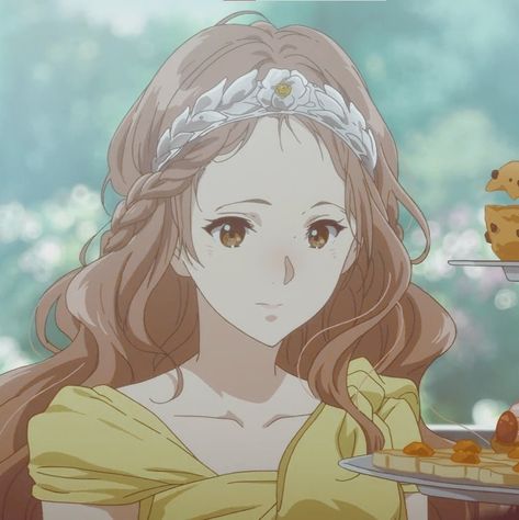 Charlotte Drossel Abelfreyja || Princess Charlotte || Violet Evergarden || Charlotte Icon || Charlotte Aesthetic || Aesthetic || Icon || Anime Charlotte Violet Evergarden, Cottagecore Pfp, Charlotte Aesthetic, Cottagecore Icons, Plant Icon, Violet Evergarden Anime, Anime Suggestions, Karuizawa, Kyoto Animation