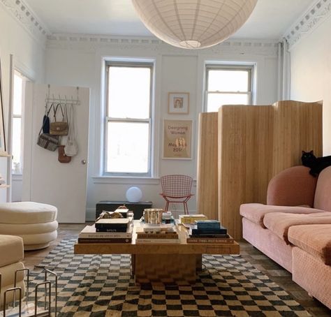 Lily Sullivan, Home Decor Apartment, Apartment Aesthetic, Checkered Rug, Paper Lantern, Apartment Inspiration, Living Room Inspo, Decor Tips, Interior Inspo