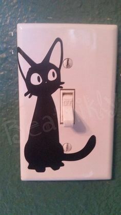 Lightswitch Ideas Painting, Ghibli Bedroom, Totoro Nursery, Light Switch Covers Diy, Studio Ghibli Crafts, Olive Bedroom, Silly Symphony, Wall Art Diy Paint, Bedroom Murals