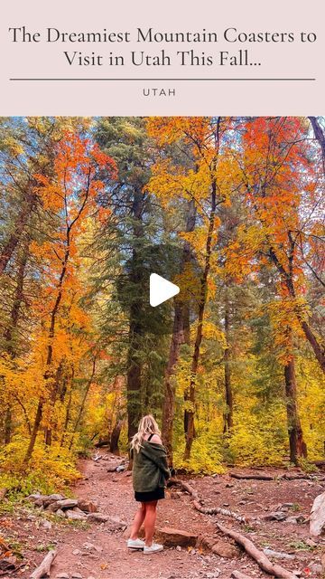 Anissa | FAST TRAVEL | AZ & WY Based on Instagram: "THIS MAY BE THE MOST FUN WAY TO SEE FALL COLORS IN UTAH…  Mountain coasters in Utah are extra fun to visit in the fall because they combine a sweet little thrill of a roller coaster with the beauty of the autumn season  Here are 2 super fun mountain coasters you can find in Utah:  🌲Mountain Coaster at Park City Mountain Resort 📍Location: Park City, Utah 🎢The Alpine Coaster at Park City Mountain Resort is one of the longest mountain coasters in the state!  🌲Mountain Coaster at Snowbird (featured here) 📍Location: Snowbird, Utah  SAVE for your fall trip to Utah and FOLLOW for more fun spots worth visiting this fall and beyond!  #visitutah #utahtravels #falltravel #fallvibes🍁 #utahisrad #beautifuldestinations #travelreel #autumntravel # Snowbird Utah, Mountain Coaster, Alpine Coaster, Park City Mountain, Visit Utah, Travel Content, Park City Utah, Fall Travel, Mountain Resort