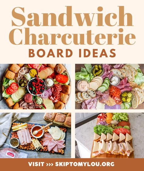 Sandwich Charcuterie Board Recipe: 18 Delicious Options Small Sandwich Charcuterie Board, Charcuterie Boards For Dinner, Chacutery Sandwich Board Ideas, Christmas Sandwich Charcuterie Board, Mini Lunch Charcuterie Board, Charcuterie Board Ideas Sandwiches, Charcuterie Board Ideas With Sandwiches, Hoagie Charcuterie Board, Deli Board Ideas