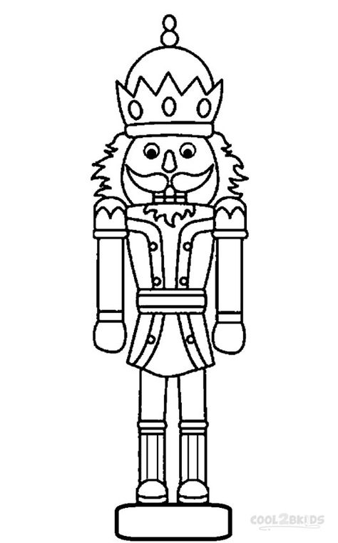 Printable Nutcracker Coloring Pages For Kids | Cool2bKids Christmas Toy Soldiers, Nutcracker Christmas Decorations, Christmas Coloring Sheets, Nutcracker Soldier, Christmas Stencils, Nutcracker Ballet, Christmas Coloring, The Nutcracker, Coloring Pages To Print