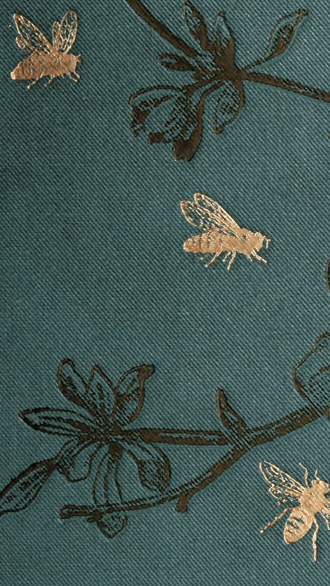 Bridgerton Book Cover, Honey Bee Aesthetic, Bestie Aesthetics, Journaling 2024, Bee Drawing, Bee Book, Magnolia Park, Amoled Wallpapers, Kind Of Blue