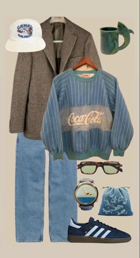 Eclectic Grandpa Fashion, Gardening Outfits, Grandpa Fashion, Mode Hippie, Neue Outfits, Outfit Goals, Inspiration Mode, Mode Inspiration, Lookbook Outfits